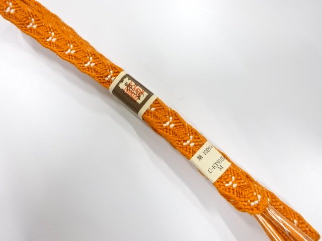 未使用品　正絹　手組帯締め